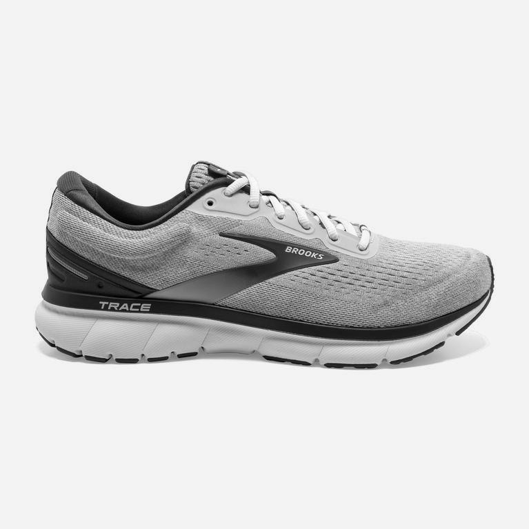 Brooks Trace Mens Adaptive Road Running Shoes - Alloy/Grey/Black/Charcoal - Philippines (218694DYP)